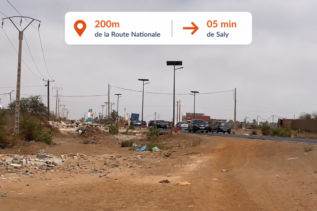 Terrain de 500 m² à vendre à Nguékokh